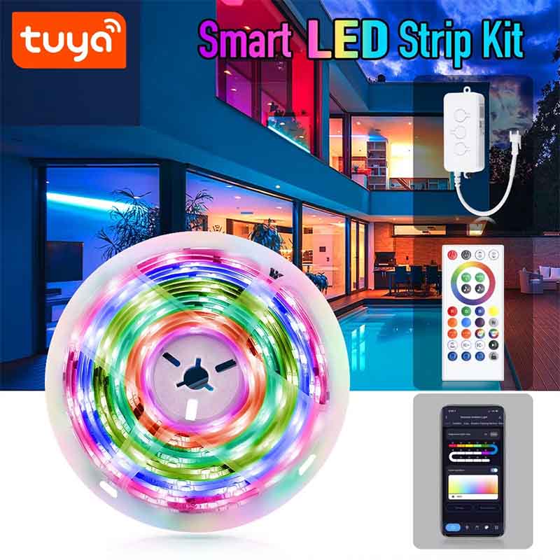 Kit bande à LED DILISTRIP 30SMD5050 Tuya IR Music Magic RGB