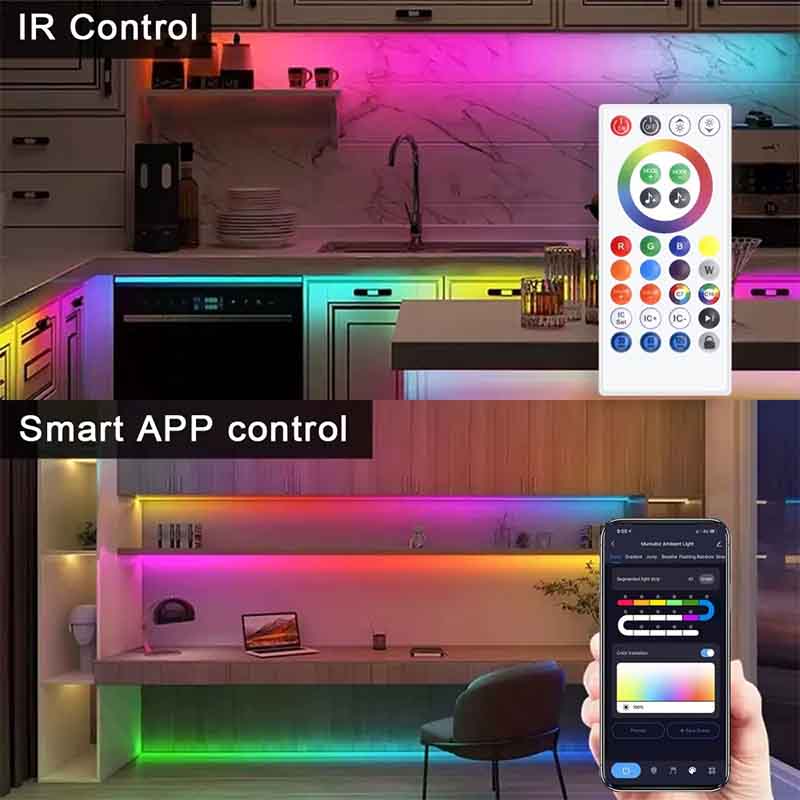 Kit bande à LED DILISTRIP 30SMD5050 Tuya IR Music Magic RGB