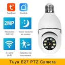 Caméra Wifi Dome E27 PTZ Blanc AC100-240V