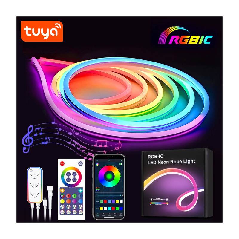 [ECLBAN24231] Kit Néon Flex DILIFLEX Tuya IR Music Magic RGB - image secondaire