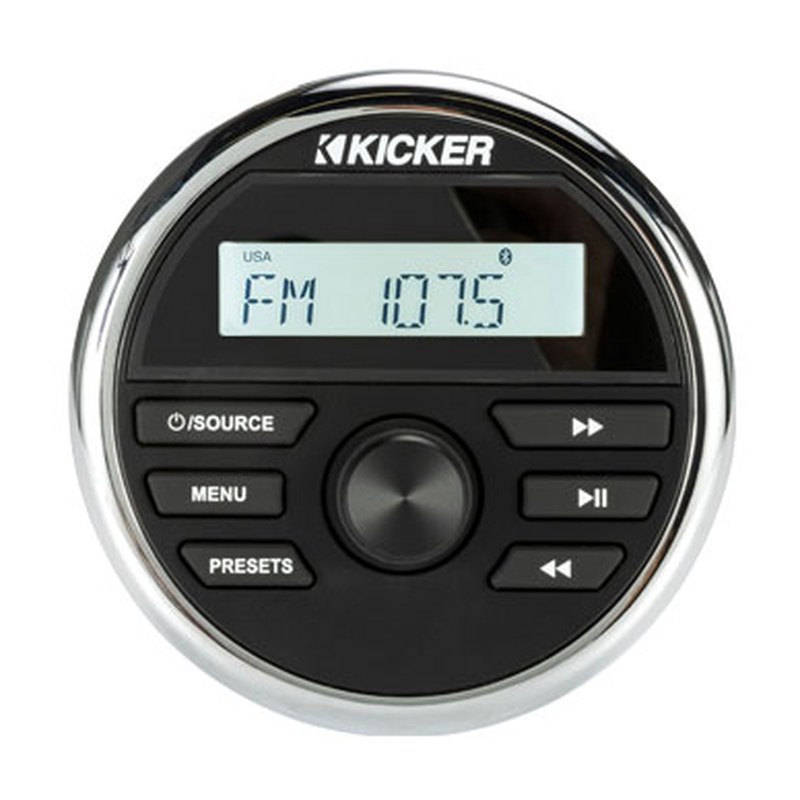 [BATAUD13136] Autoradio marine KM Bluetooth USB FM AUX Kicker KI-46KMC2 - image secondaire