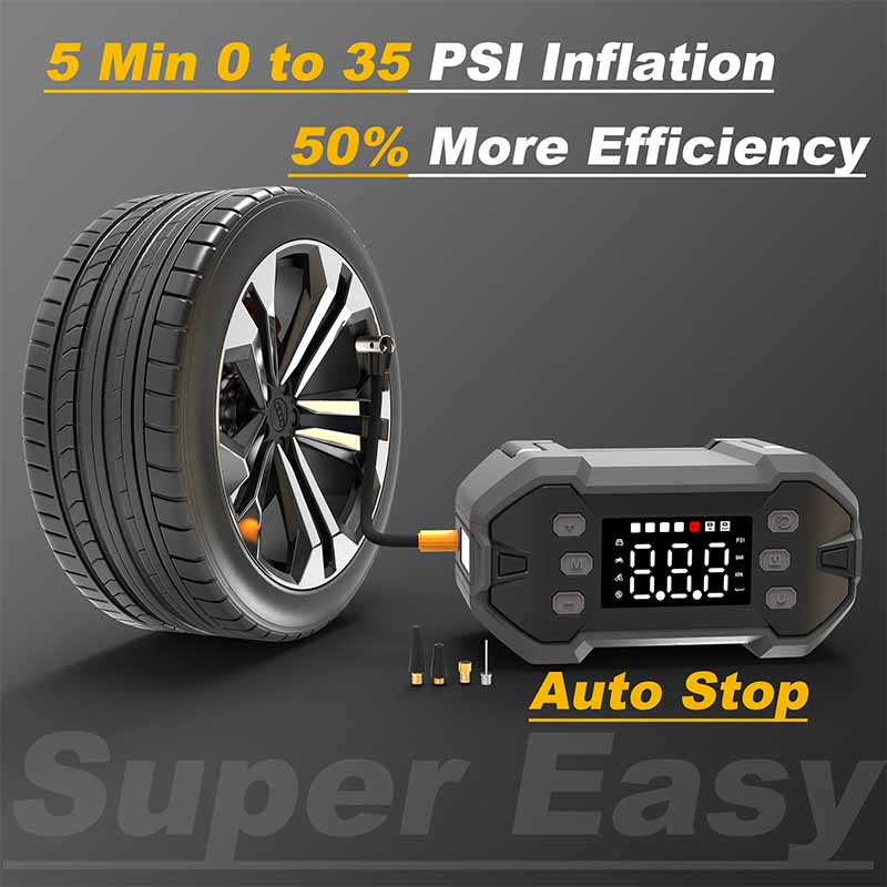 Booster de batterie S-T25 series 4en1 Gonfleur/LED/Chargeur USB DC12V - 3