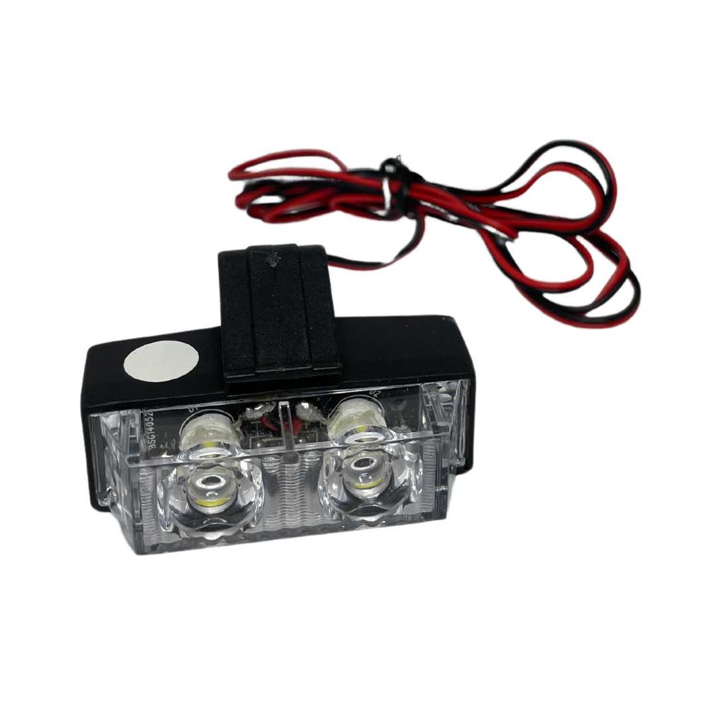 Flasher calandre 2LED 6W 18modes Blanc commande DC12V LB1001-1A (copie)