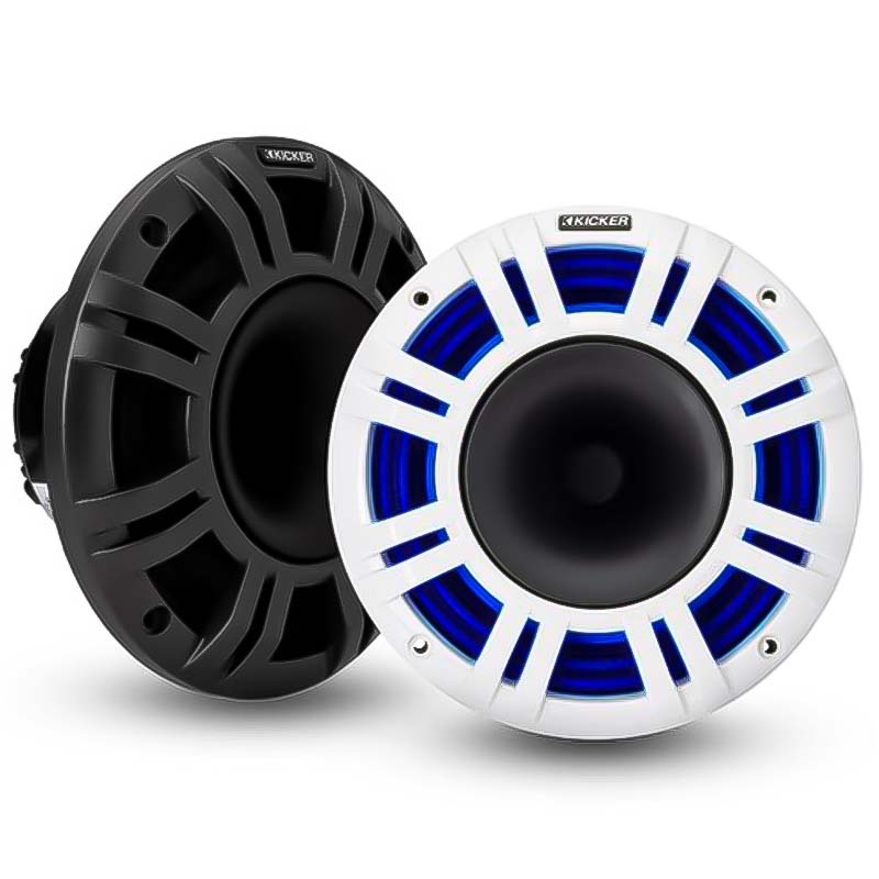 Haut-parleurs marine LED KM 300W 200mm 4ohms Kicker E170*82,9mm KI-45KM84L (copie)