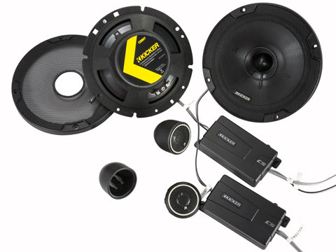 Haut-Parleurs éclatés CS 300W 165mm 4ohms Kicker E140*47mm KI-46CSS674