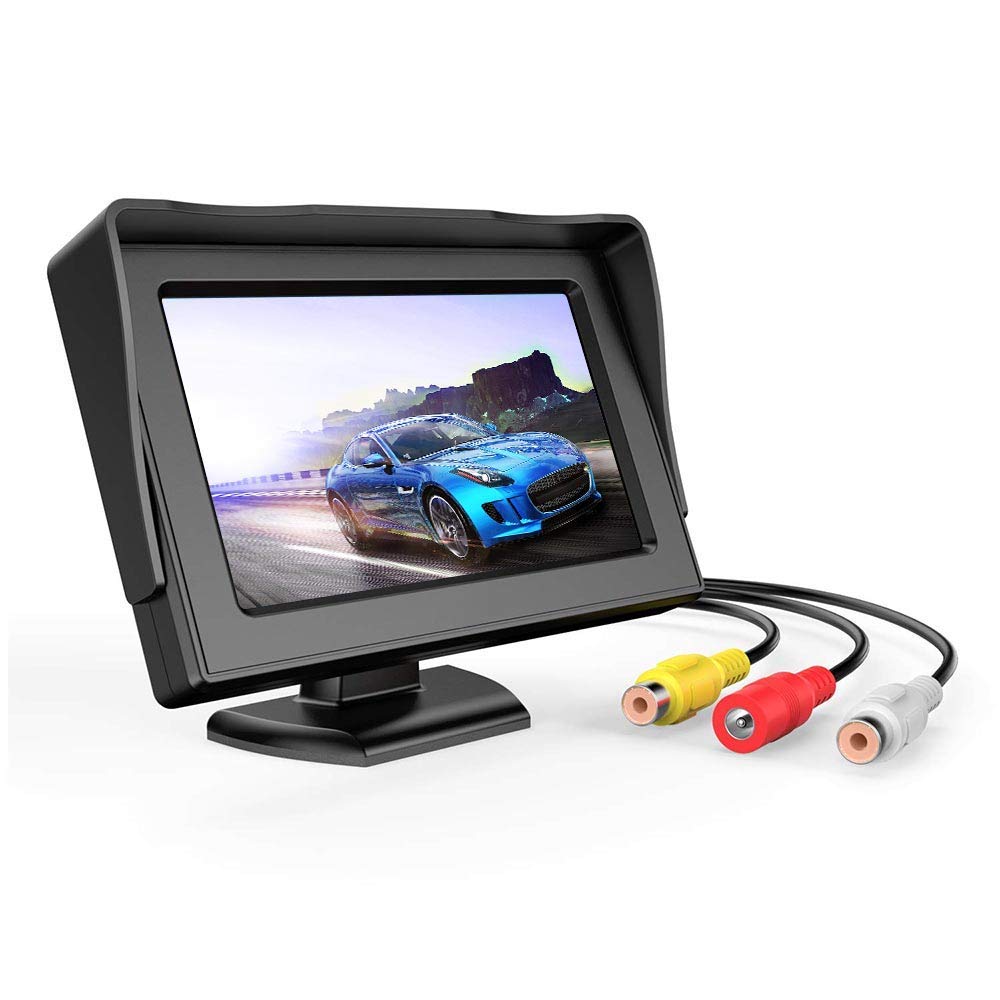 Écran carré 7" avec support pour caméra de recul 7001M DC12/24V
