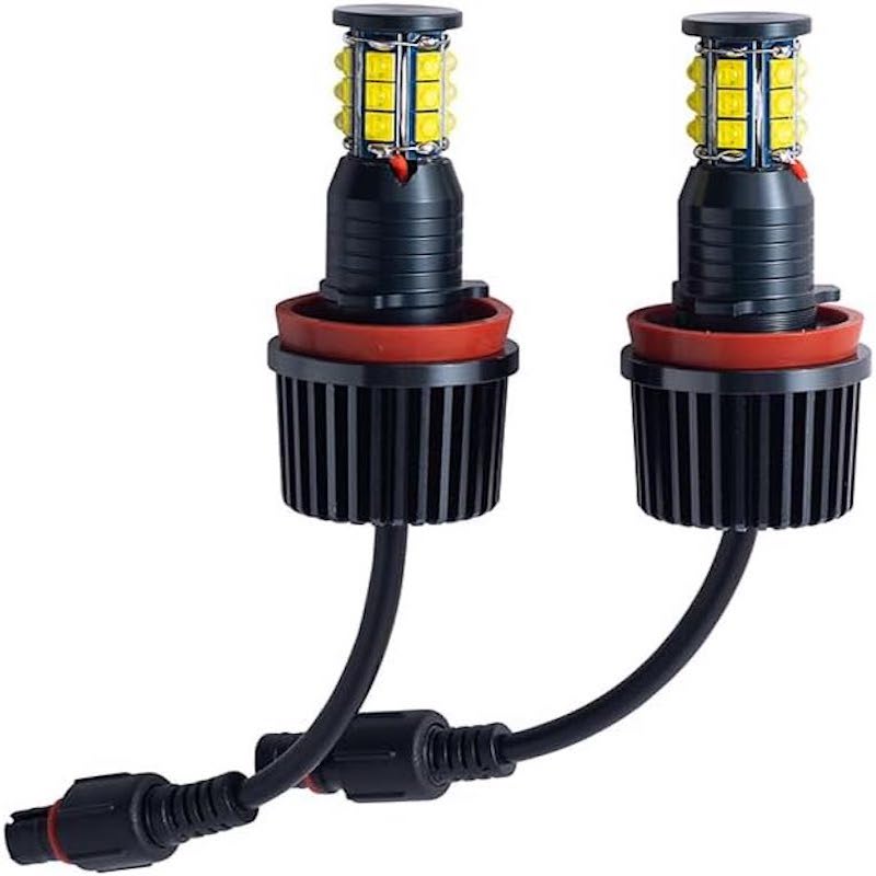 Ampoules LED angel eyes BMW 80W E92 H8 6000K DC12V