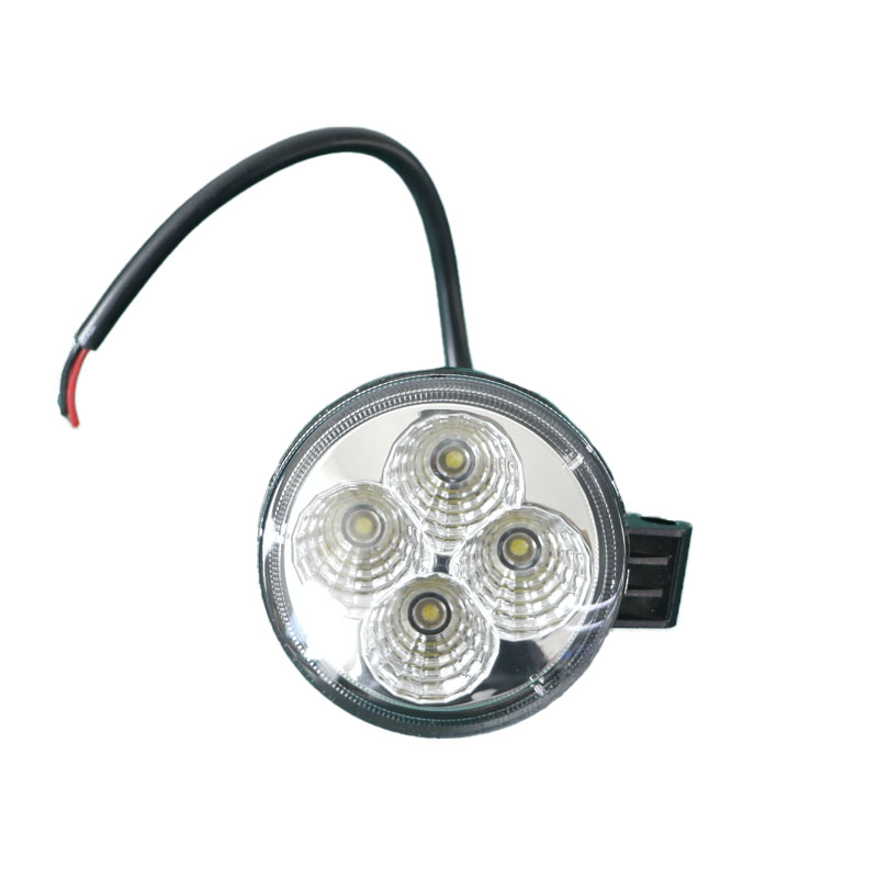 Feux de travail 12W Rond IP67 Blanc 6000K DC10-30V LB2060