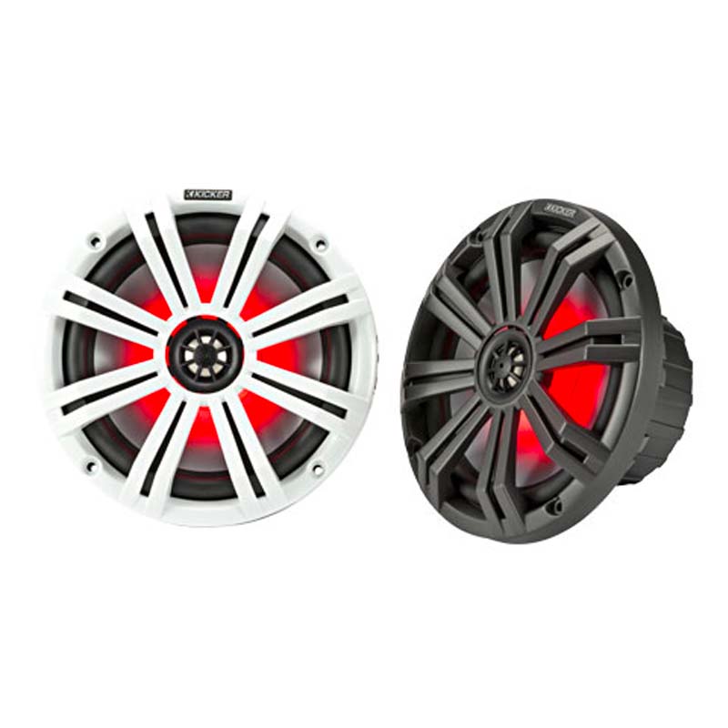 Haut-parleurs marine LED KM 300W 200mm 4ohms Kicker E170*82,9mm KI-45KM84L