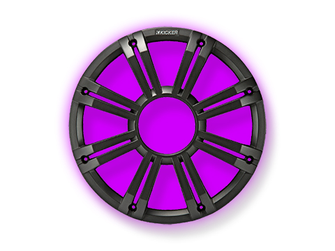 Grille noire LED 25Cm Kicker KI-45KMG12C