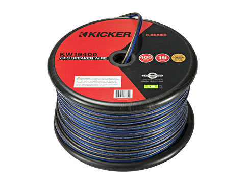 Câbles haut-parleurs K 16GA Kicker 1mètre KI-46KW16400