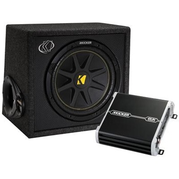 Caisson 25Cm 300W 4ohms + amplificateur DS 300W 4 canaux Kicker KI-41KKP412