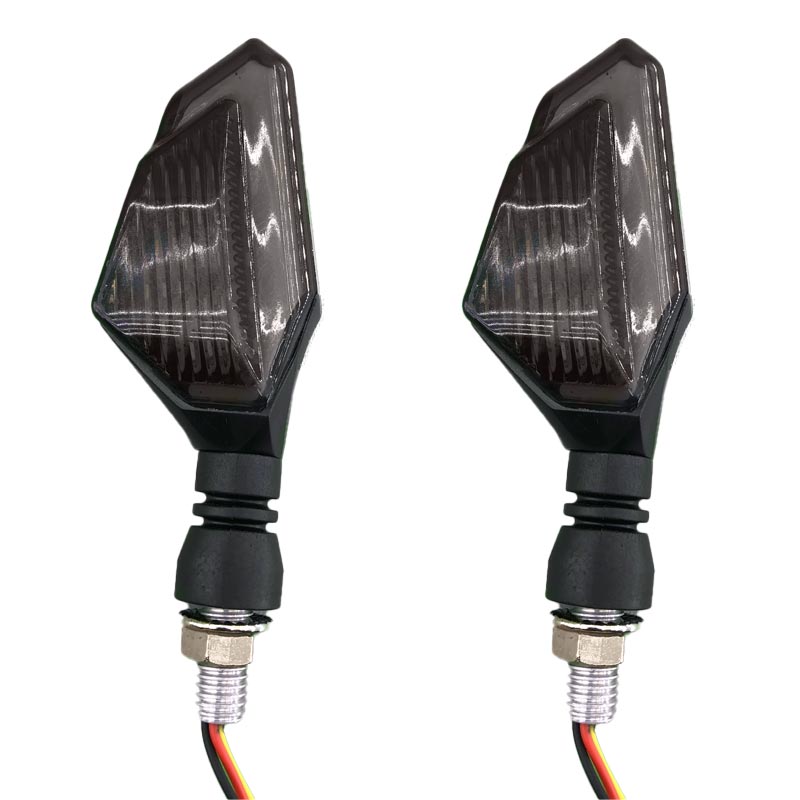 Clignotant moto Blanc 6000K + Orange DC12V MLE