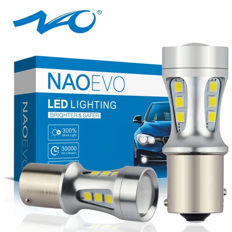 Ampoules LED 1157 P21 BAY15D 18SMD3030 Blanc 6000K DC12V (copie)