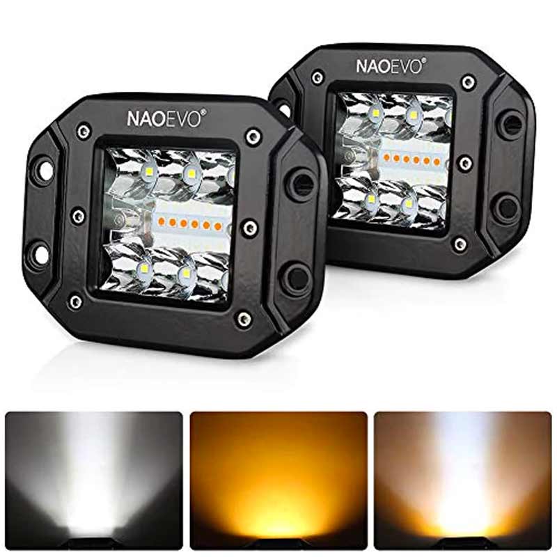 Feux de Travail NAO EVO Flush IP67 DC9-30V