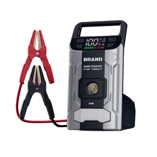 [AUTBOO22732] Booster de batterie S-T40 series 3en1 LED/Chargeur USB DC24V