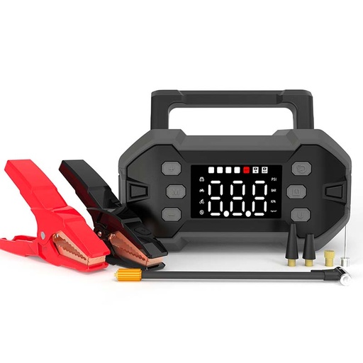 [AUTBOO22749] Booster de batterie S-T25 series 4en1 Gonfleur/LED/Chargeur USB DC12V