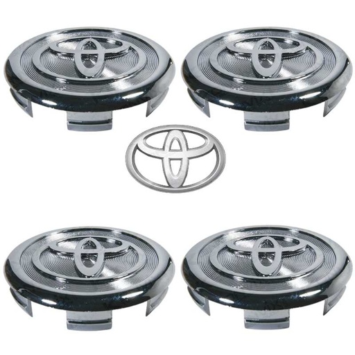 [AUTMOYE52425] Cache Moyeux lumineux Toyota 60*32mm