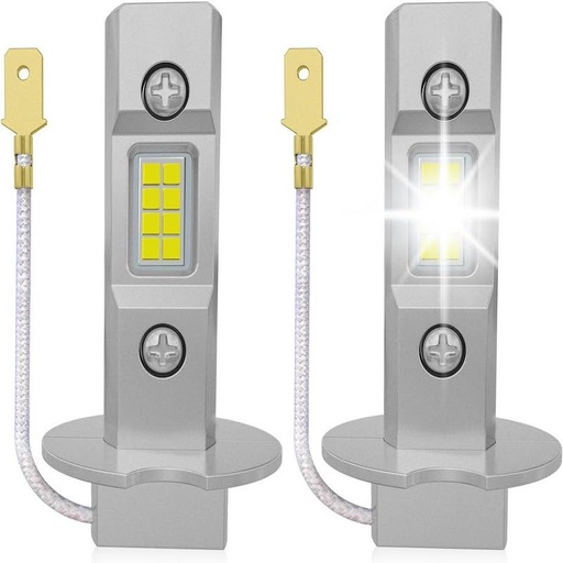 [AUTLED51510] Ampoules LED H3 HP6W Blanc
