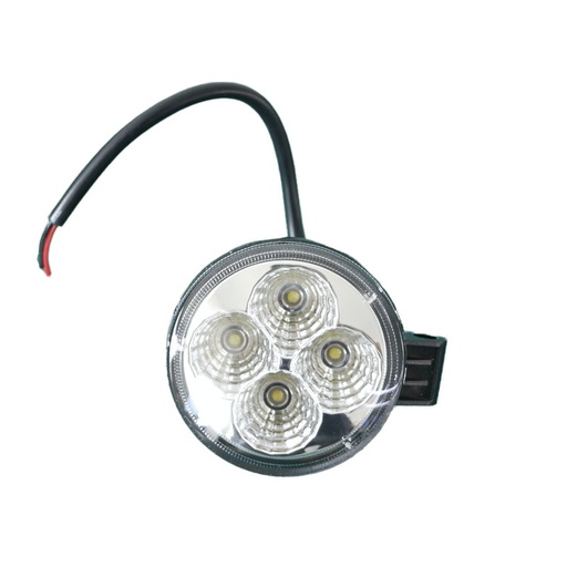 [AUTFEUX51992] Feux de travail 12W Rond IP67 Blanc 6000K DC10-30V LB2060