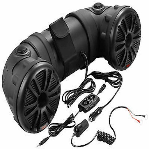 [BATAUD73464] Système audio marine bluetooth 450W 16,5Cm prise allume cigare Matrix ATV65B