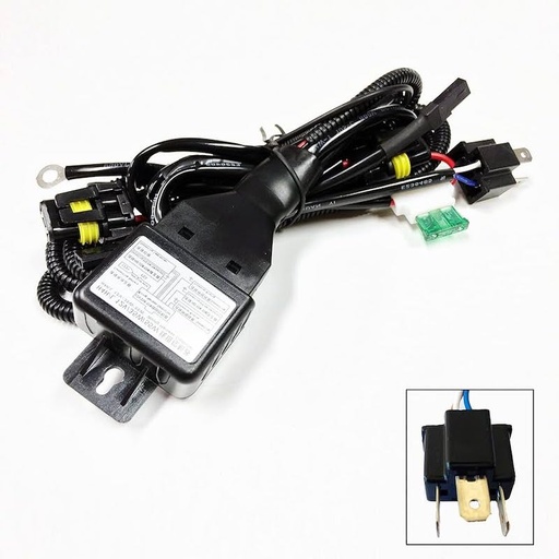 [AUTXEN54078] Relai H4-Bixenon H/L double DC12V