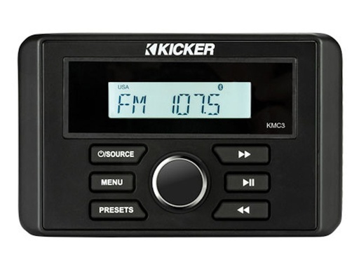 [BATAUD13143] Autoradio marine KM Bluetooth USB FM AUX Kicker 112*31mm E7,62*100mm KI-46KMC2 (copie)