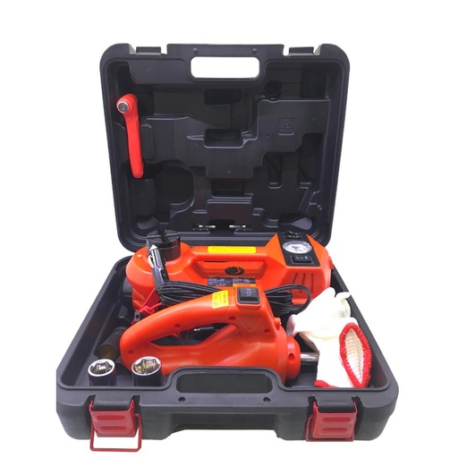 [AUTBOO52067] Cric électrique 5T 4en1 avec gonfleur 35L/Min, clès à choc 150PSI et lampe LED 45mm DC12V