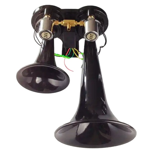 [AUTKLA55068] Klaxon à Air 2 tons Métal chrome DC24V JGY-108-2 (copie)