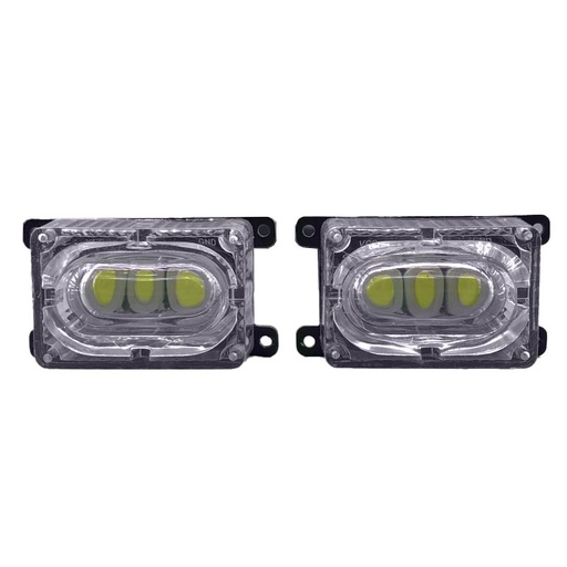 [AUTGYR53934] Flasher calandre 2LED 6W 18modes Blanc commande DC12V LB1001-1A