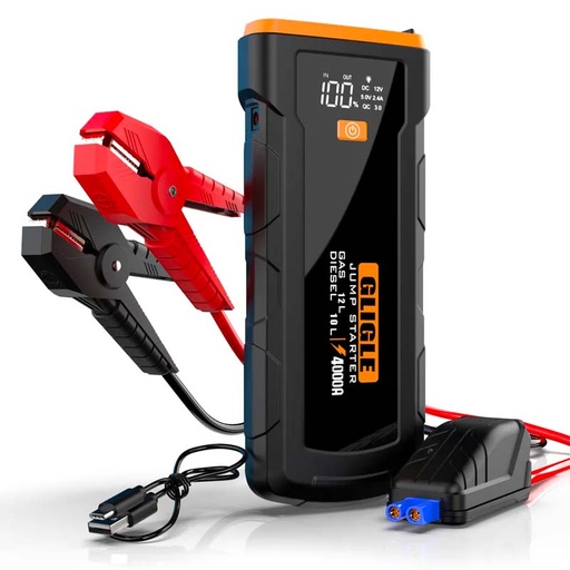 [AUTBOO59202] Booster de batterie L079 SUV 3en1 LED/Chargeur USB 4000A 22000mAh