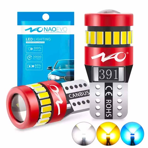[AUTLED50292] Ampoules LED T10/W5W NL30-B 6W (copie)