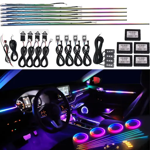 Eclairage ambiance tableau de bord fibre optique LED RGB (copie)